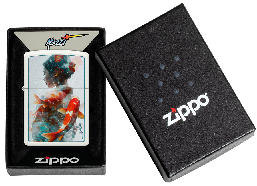 diseño koi con textura mazzi