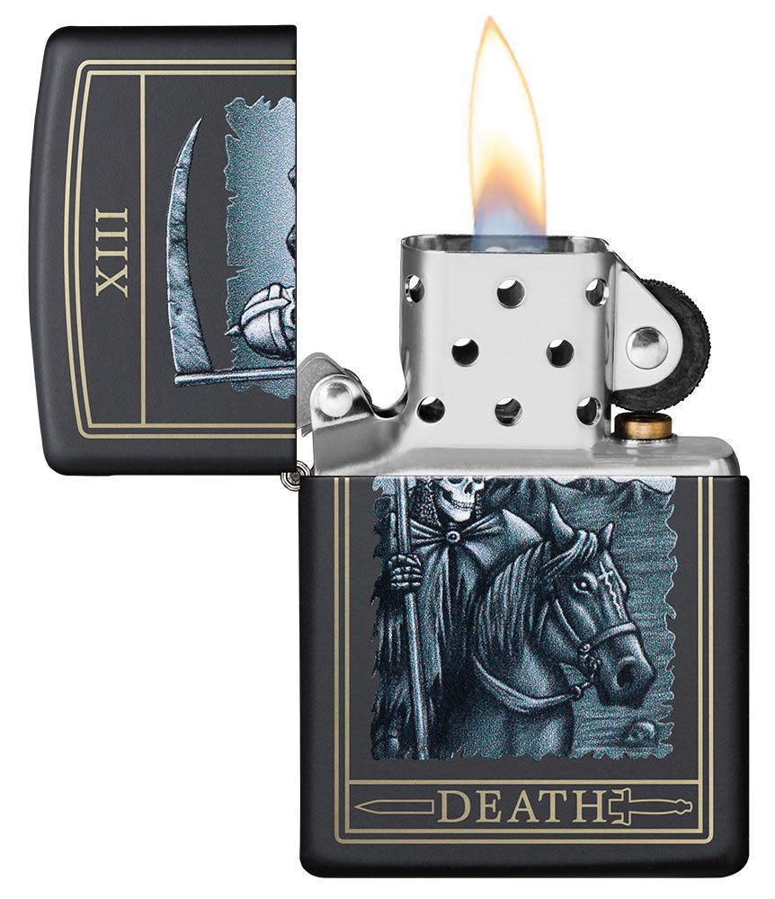 diseño de la carta de la muerte