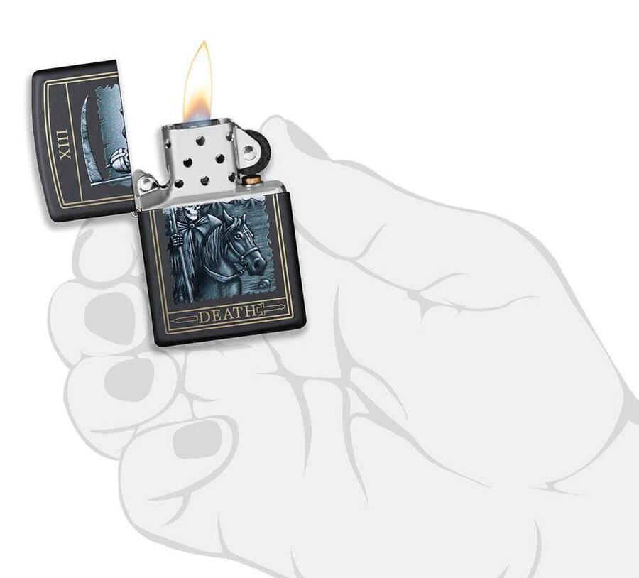 diseño de la carta de la muerte