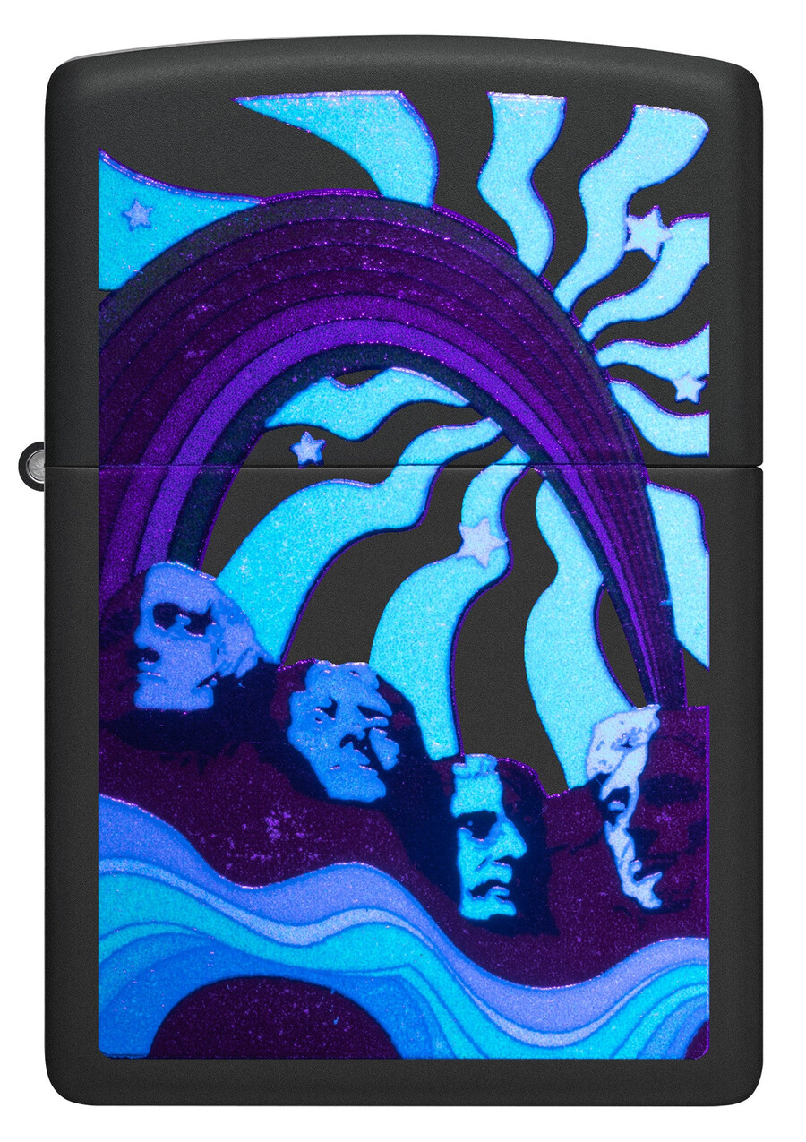 diseño hippie del monte rushmore
