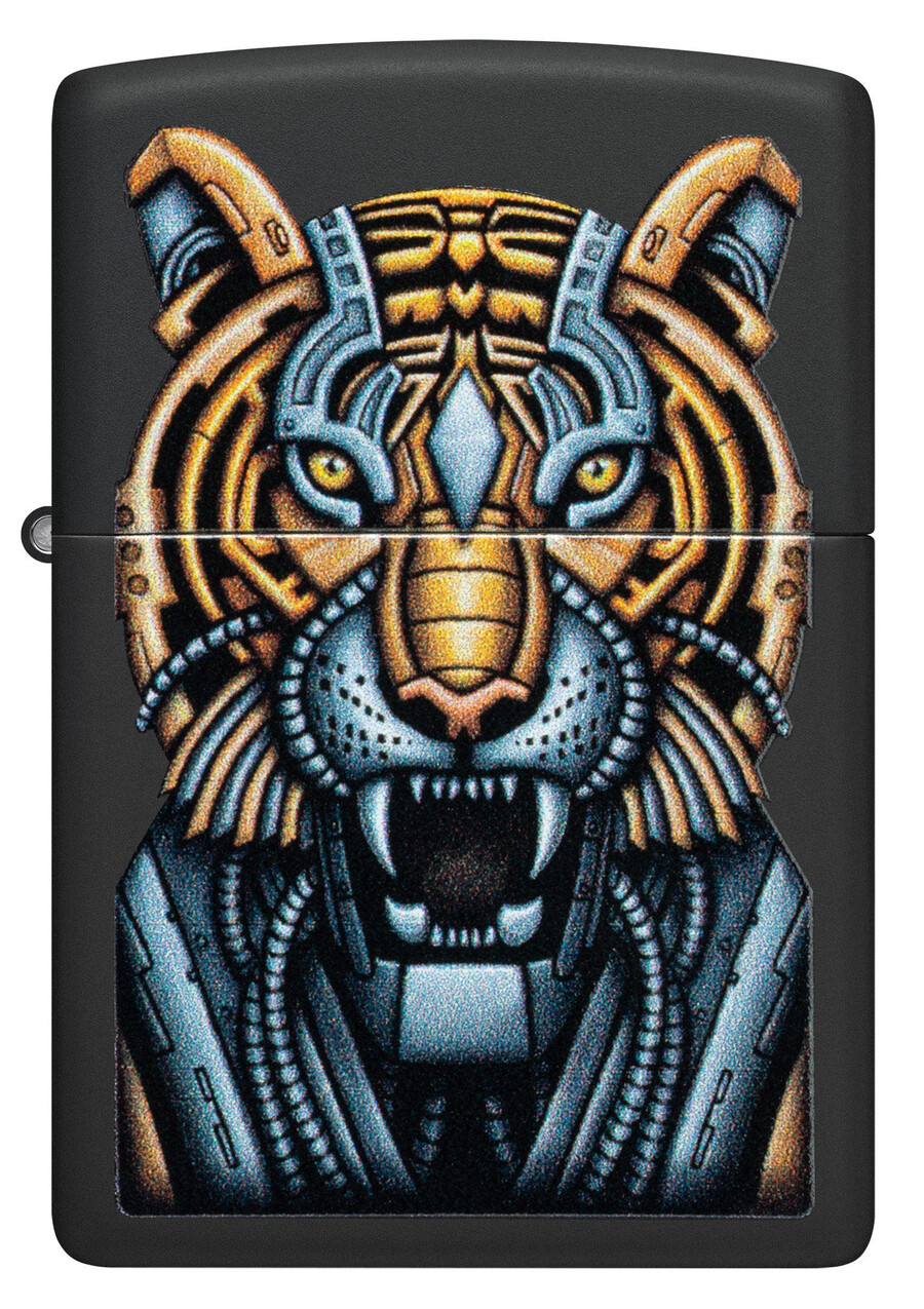 diseño de tigre biónico