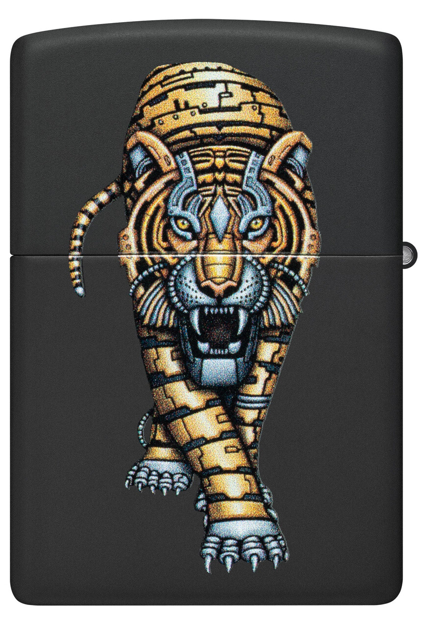 diseño de tigre biónico