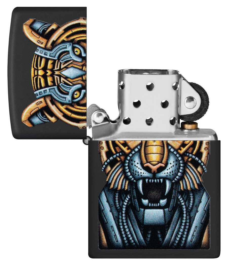 diseño de tigre biónico