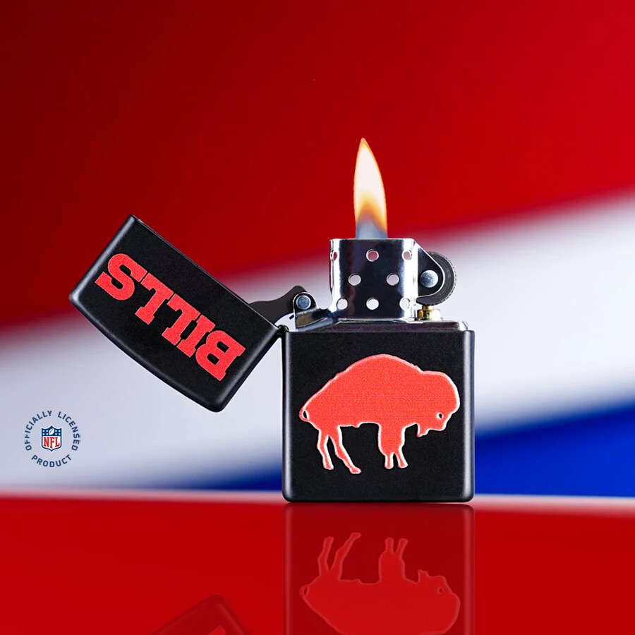 diseño de búfalo de pie de los buffalo bills de la nfl
