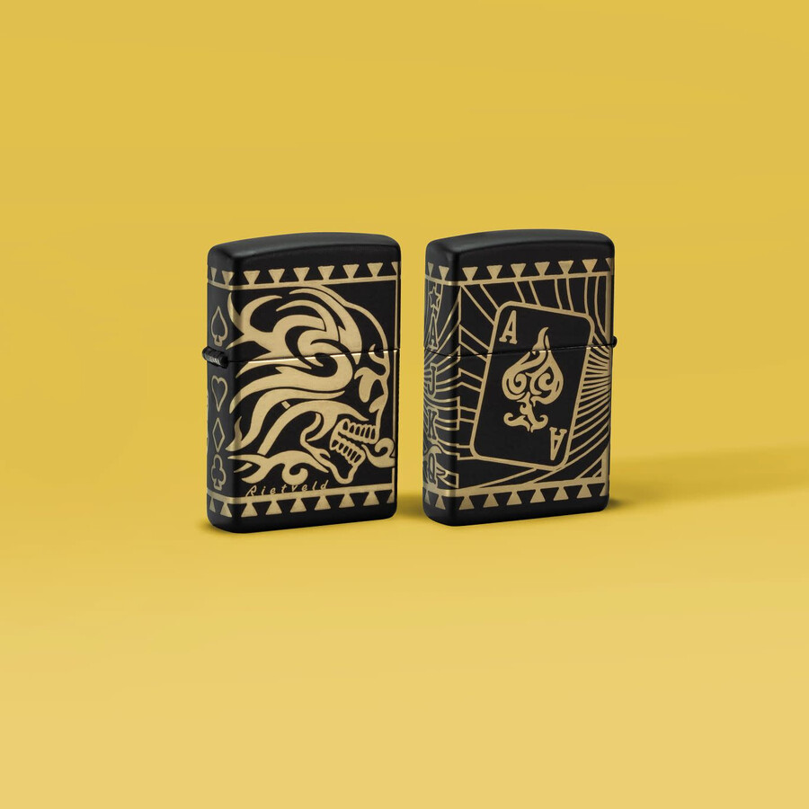 diseño de calavera tribal de rietveld