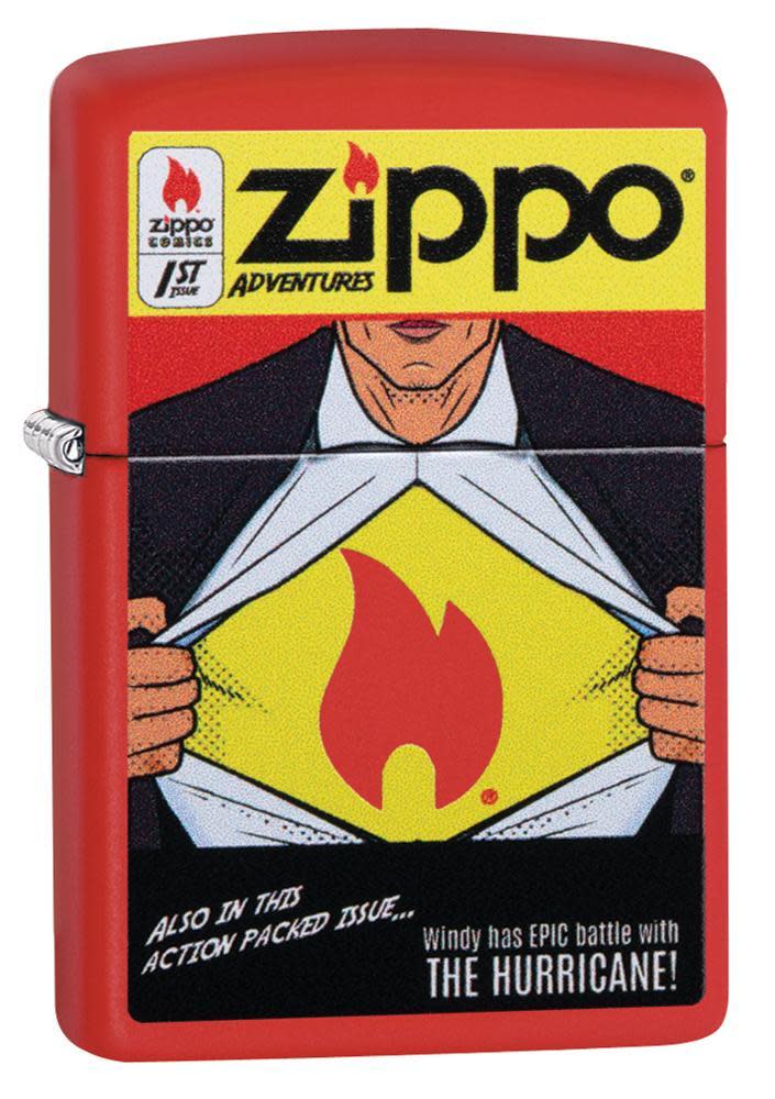 diseño de cómic zippo
