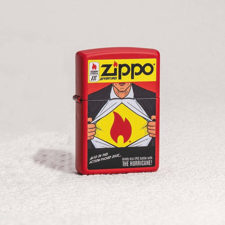 diseño de cómic zippo