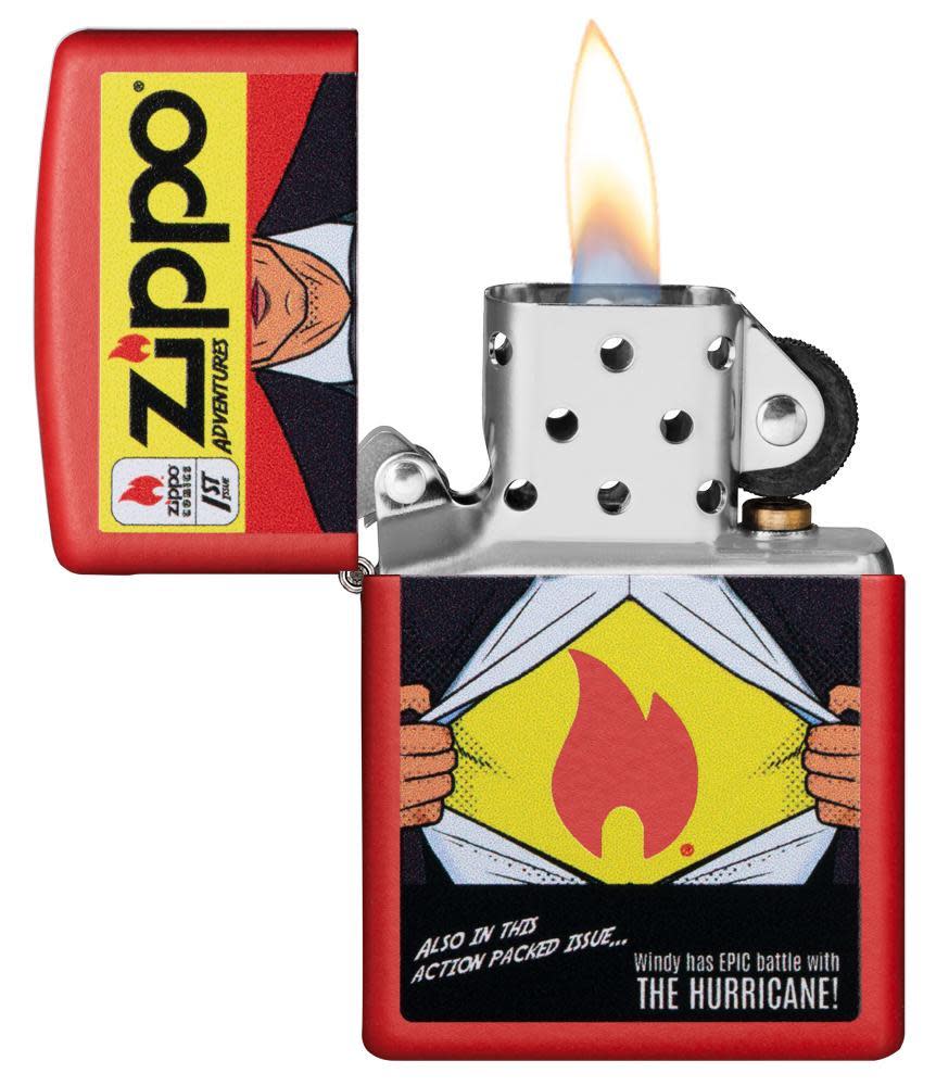 diseño de cómic zippo