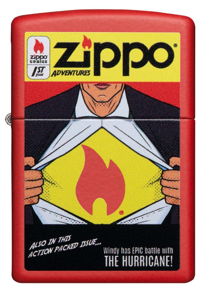 diseño de cómic zippo
