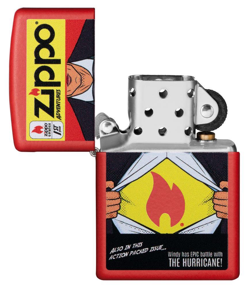 diseño de cómic zippo