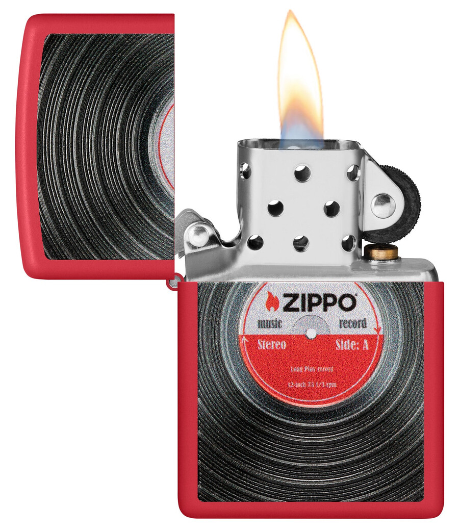 diseño de discos de vinilo zippo