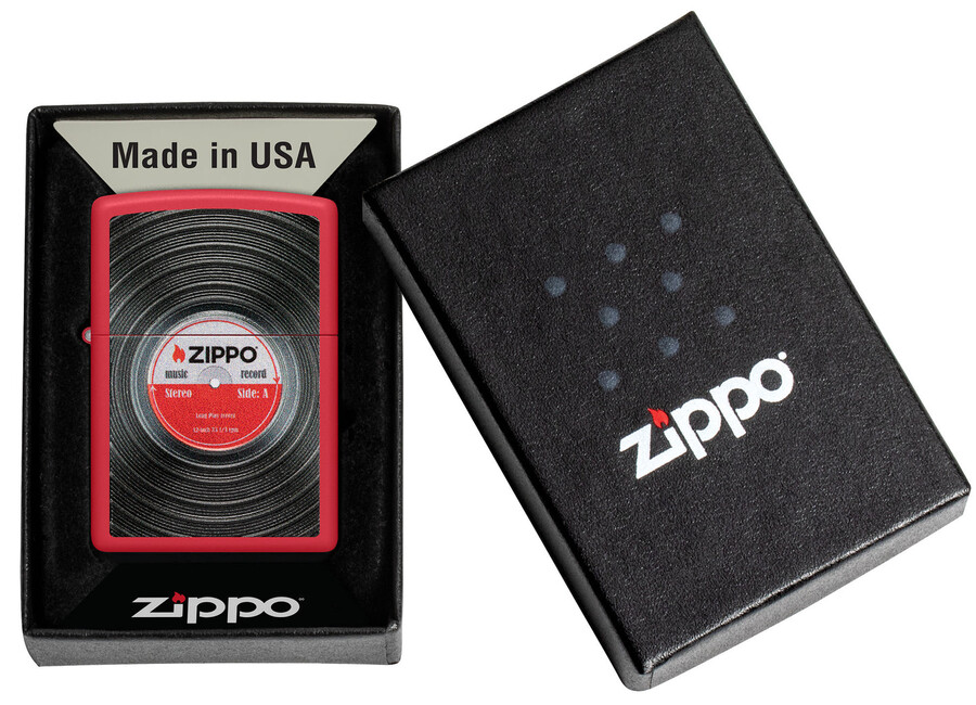 diseño de discos de vinilo zippo