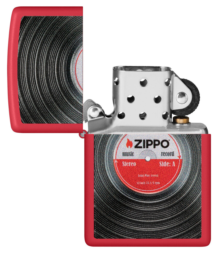diseño de discos de vinilo zippo