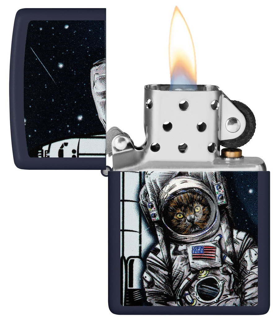 diseño de gatito espacial