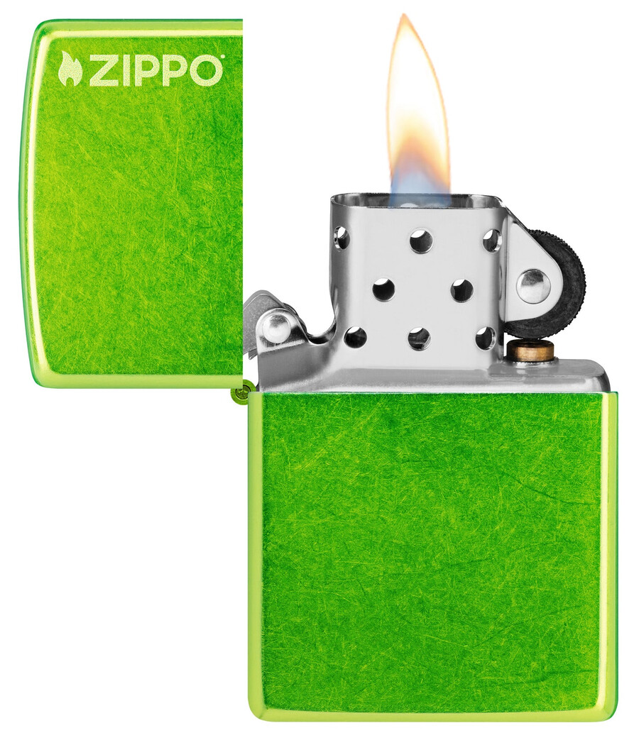 el clásico y espeluznante logotipo de zippo