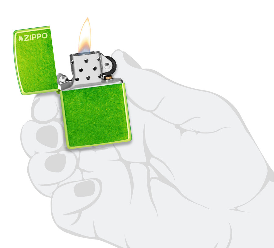 el clásico y espeluznante logotipo de zippo