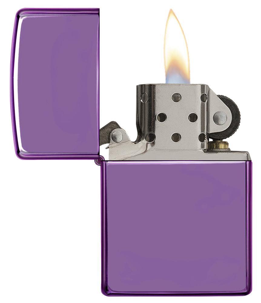 clásico morado de alto brillo