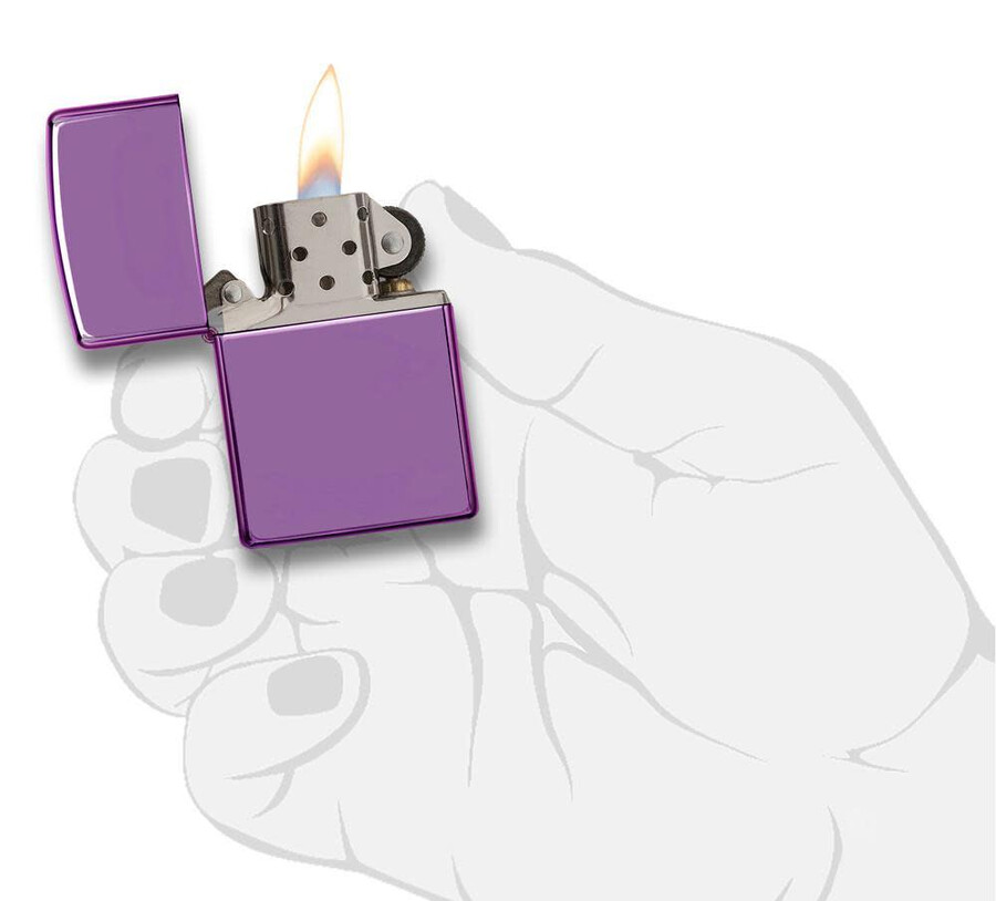 clásico morado de alto brillo