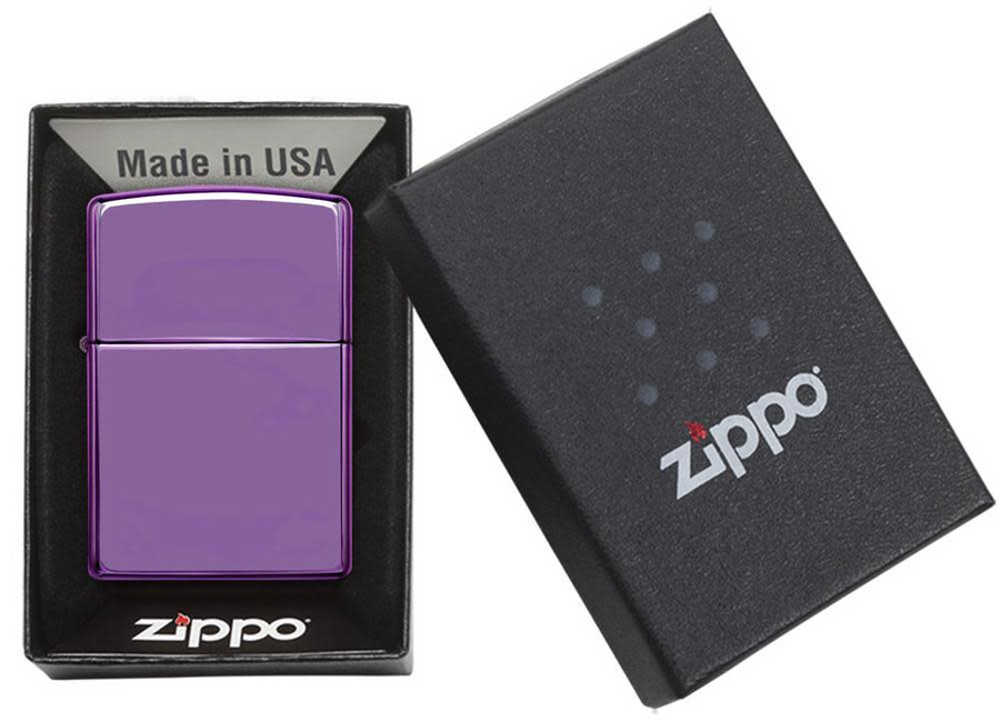 clásico morado de alto brillo