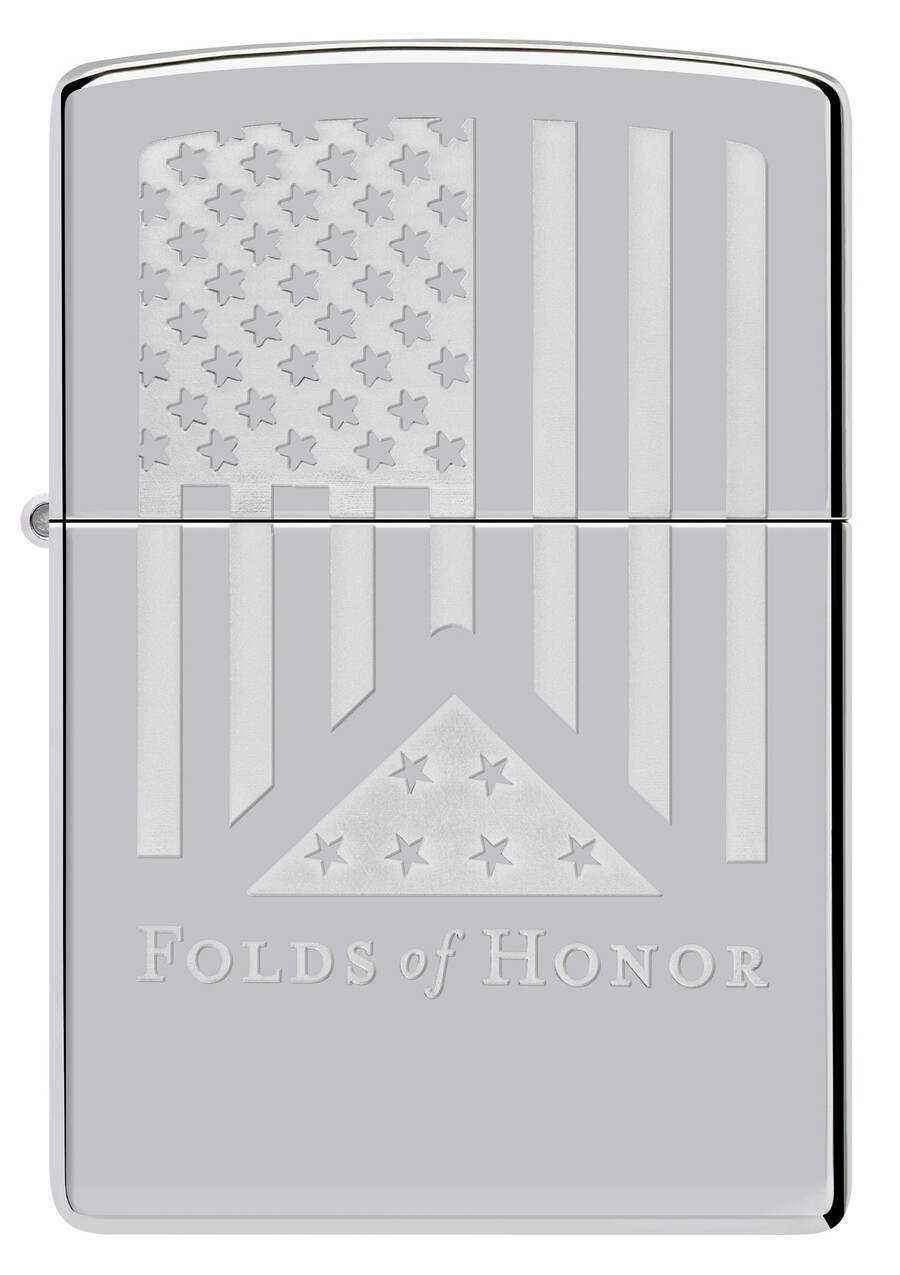diseño de bandera grabada folds of honor