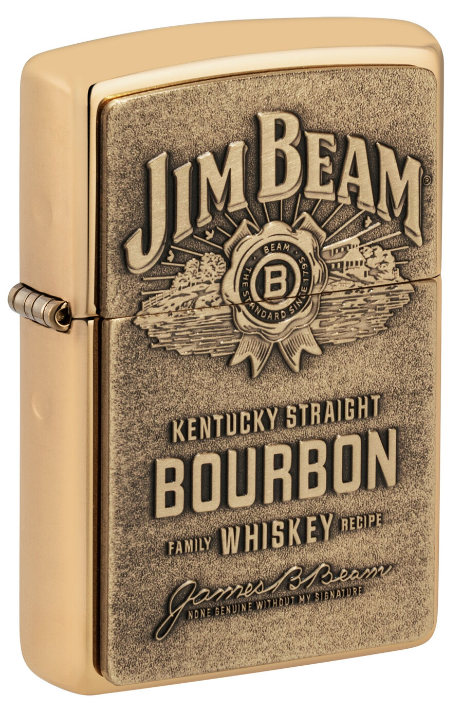 emblema de latón jim beam