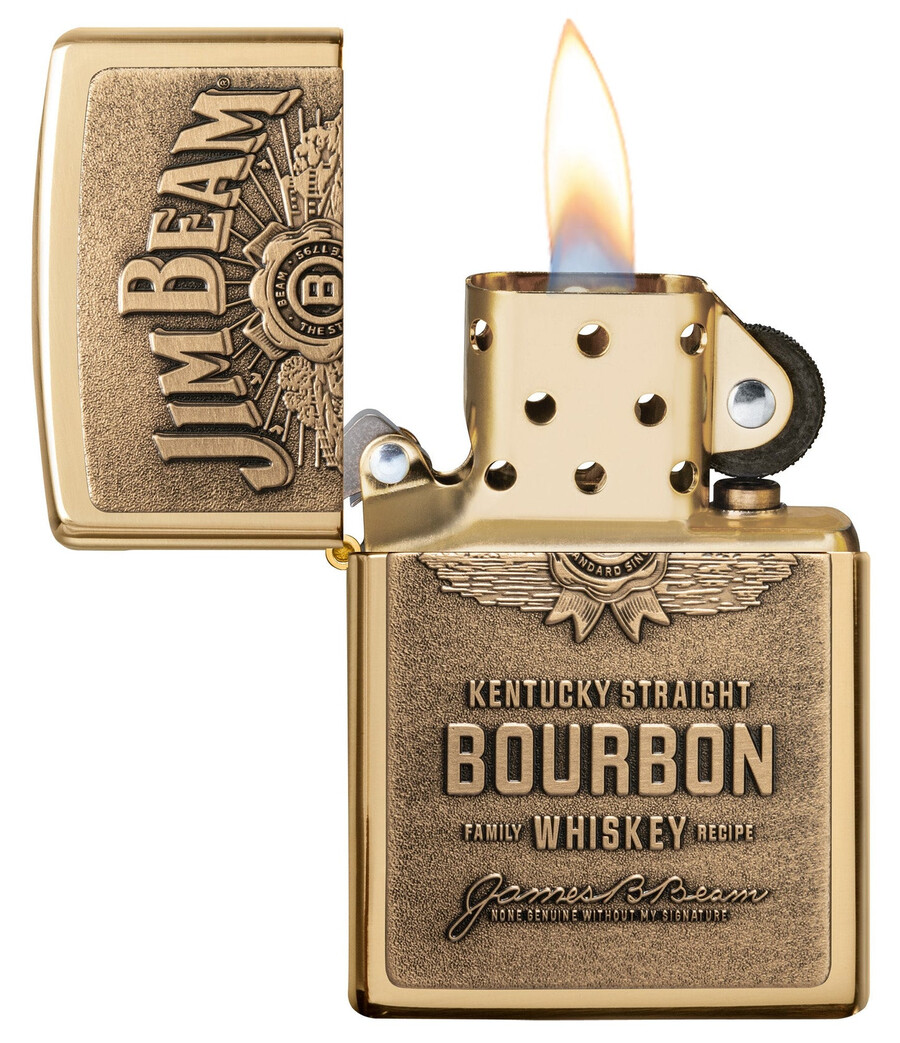 emblema de latón jim beam