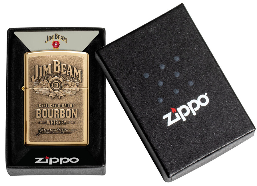 emblema de latón jim beam
