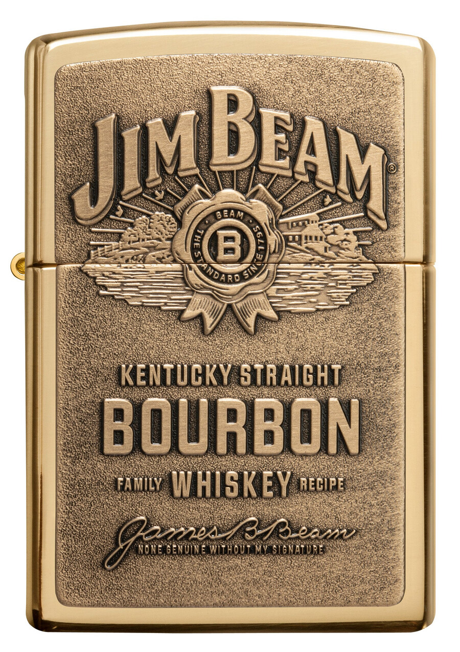 emblema de latón jim beam
