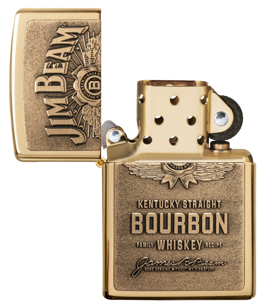 emblema de latón jim beam