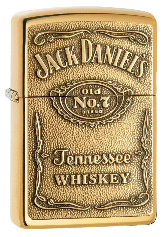 emblema de latón de jack daniels