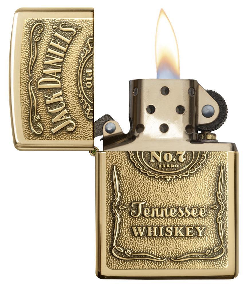 emblema de latón de jack daniels