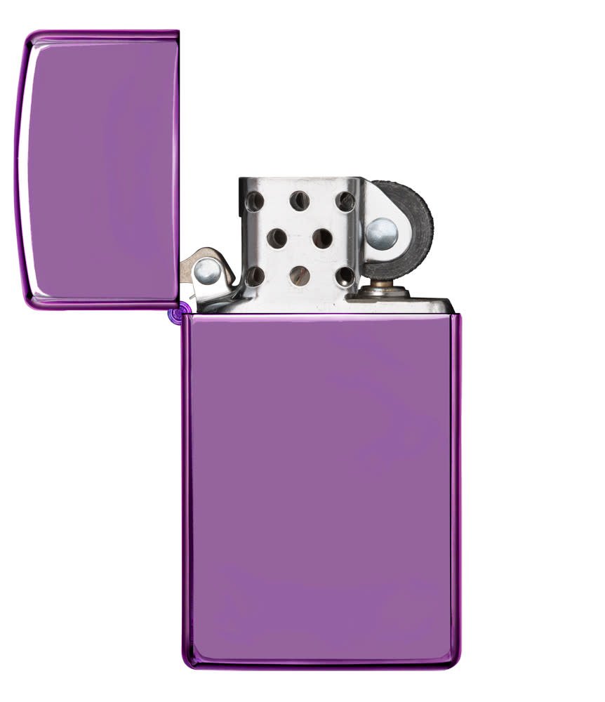 slim high polish purple