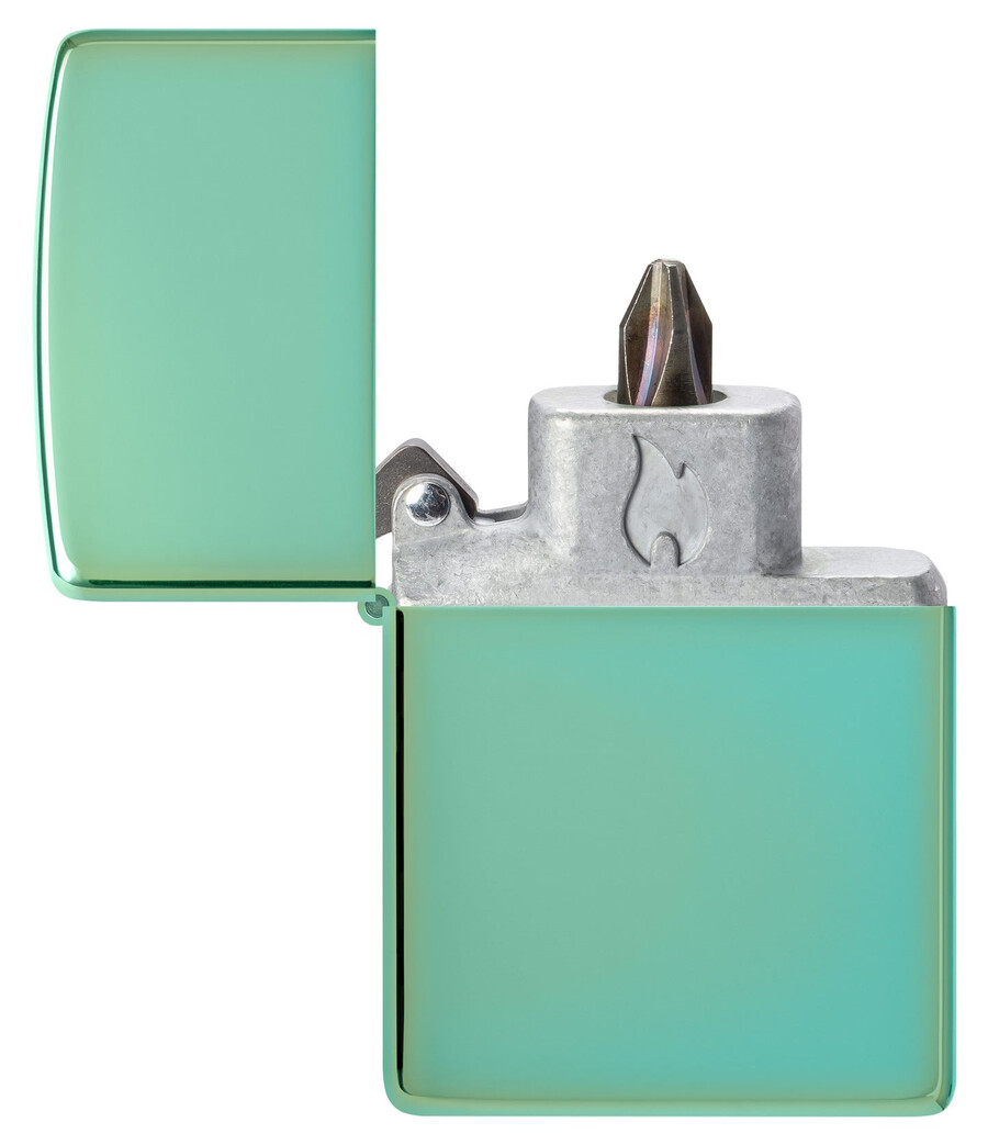 destornillador bit safe con estuche verde de alto brillo