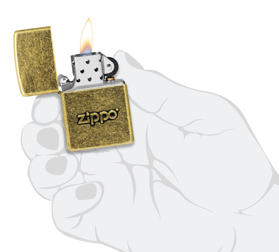 sello antiguo de zippo