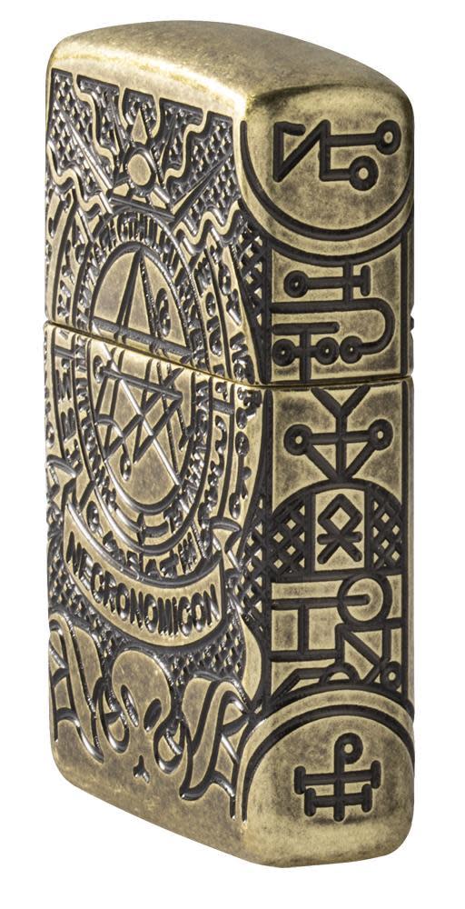 libro de los muertos de latón antiguo armor