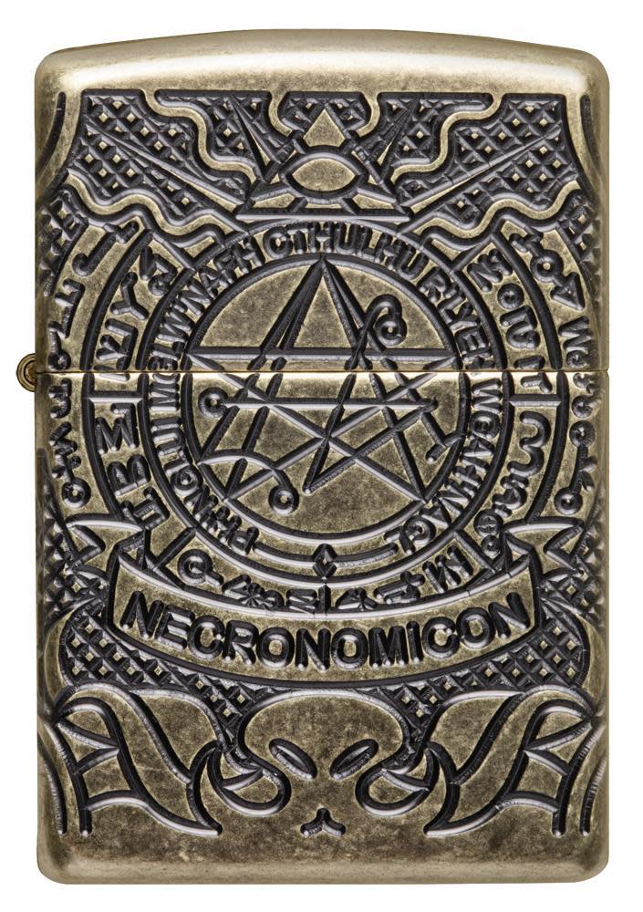 libro de los muertos de latón antiguo armor