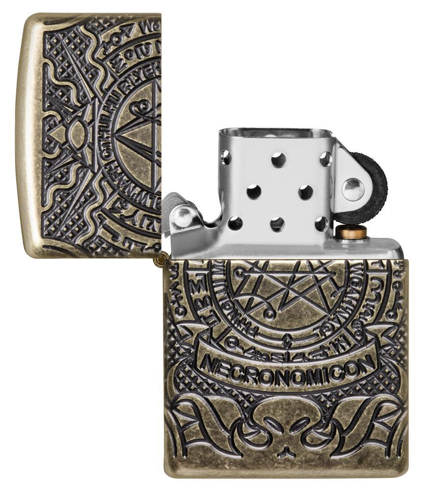 libro de los muertos de latón antiguo armor