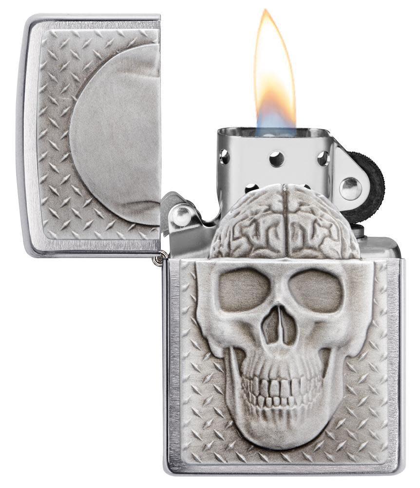 calavera con cerebro sorpresa