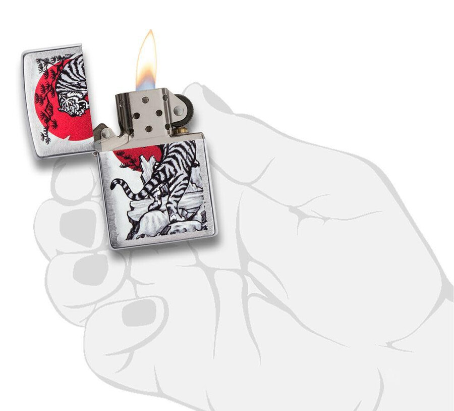 diseño de tigre asiático
