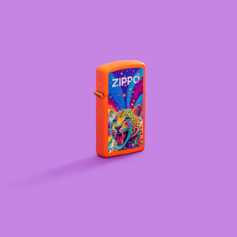 diseño de leopardo zippo