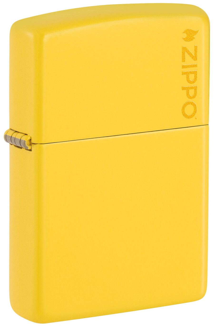 zippo con el logotipo clásico de girasol