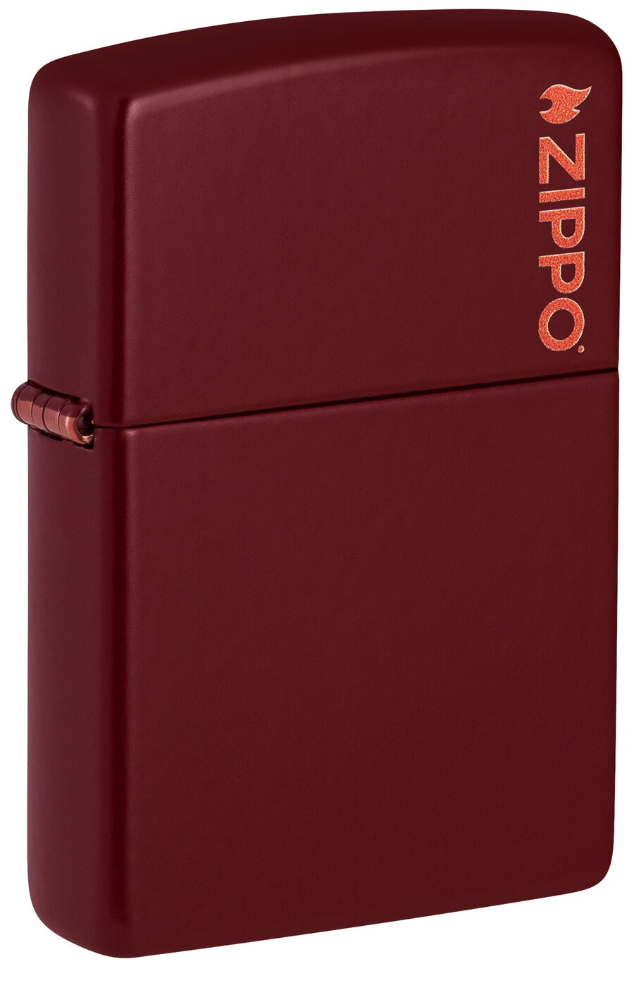 logotipo clásico de zippo merlot