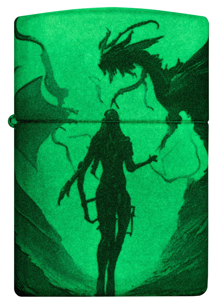diseño de dragón brillante