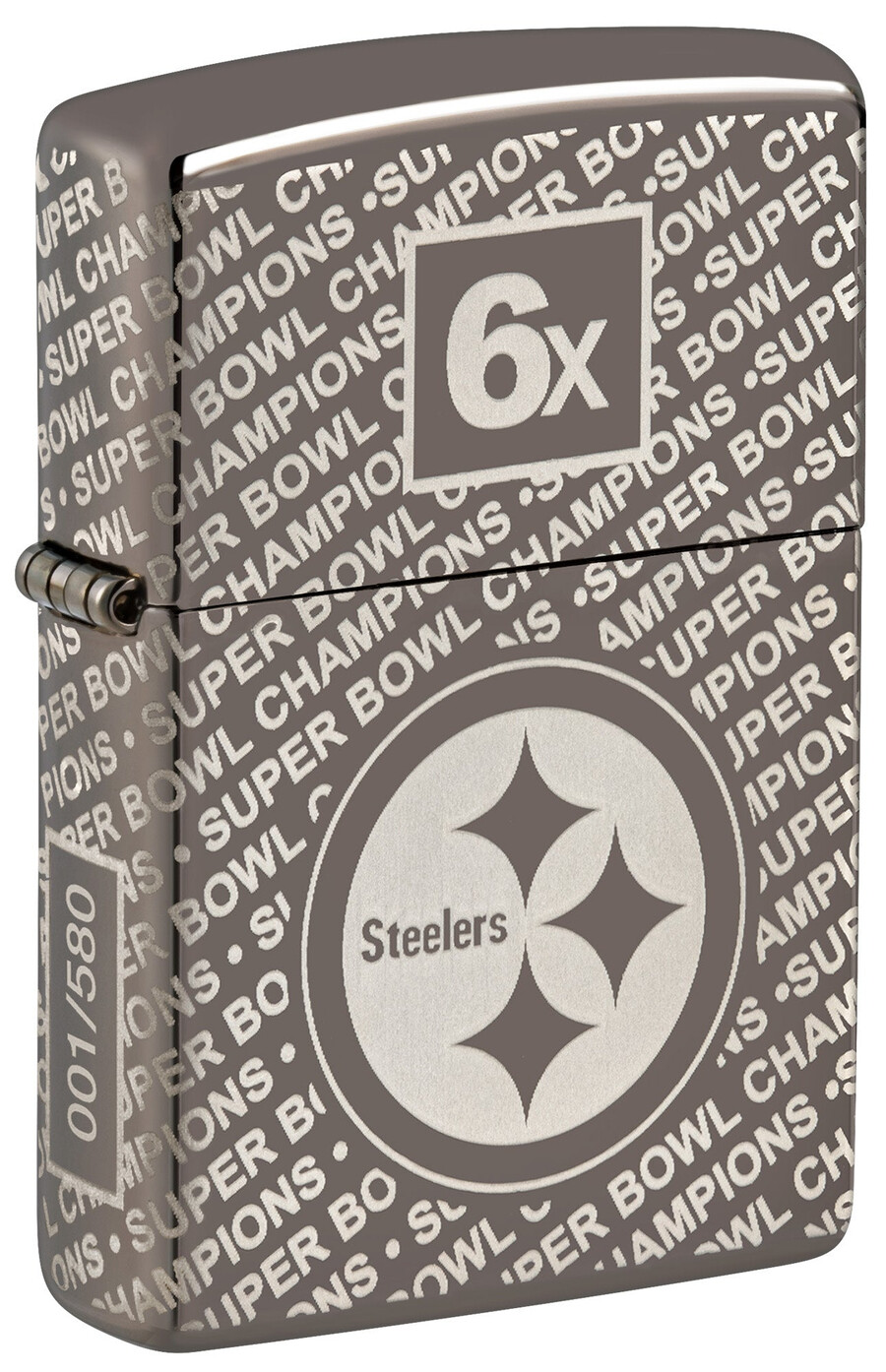 figura coleccionable de los campeones del super bowl pittsburgh steelers