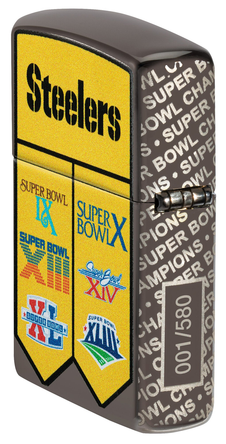 figura coleccionable de los campeones del super bowl pittsburgh steelers