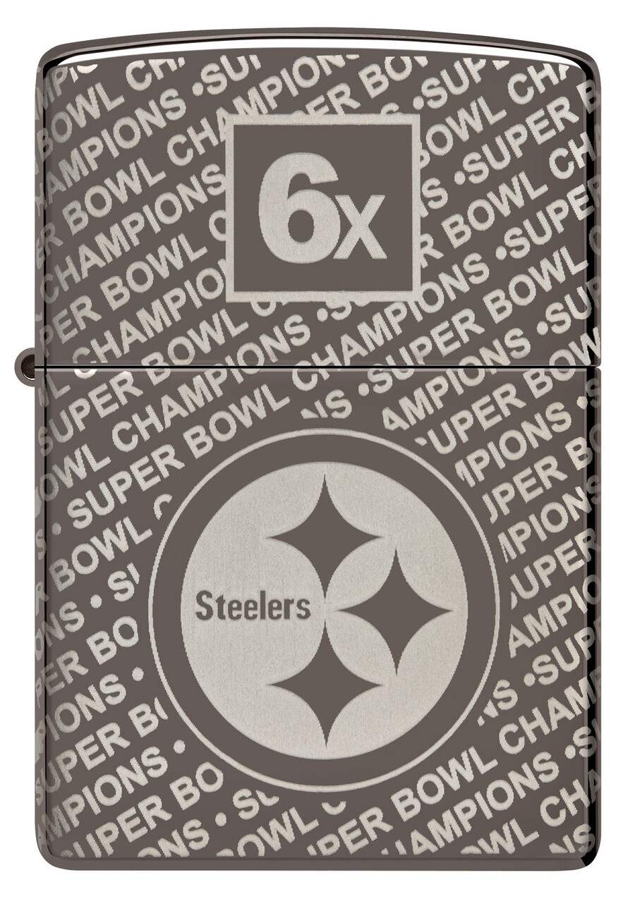 figura coleccionable de los campeones del super bowl pittsburgh steelers