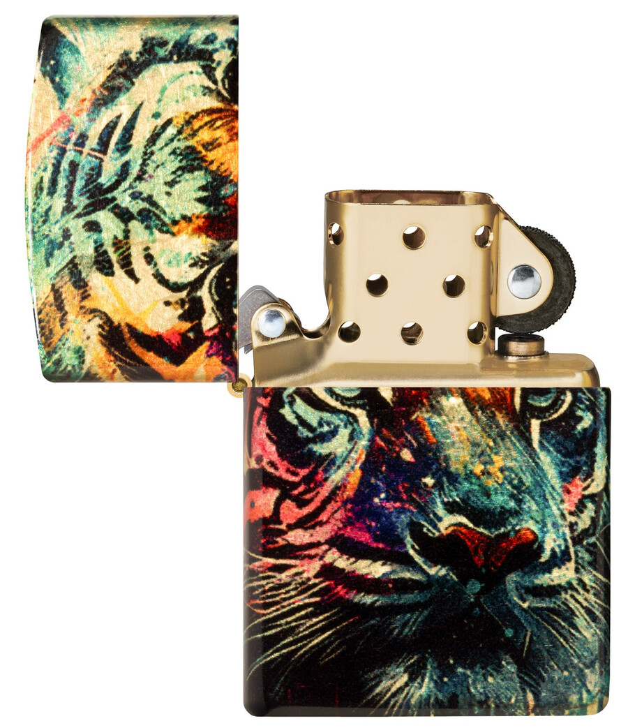 diseño de tigre pintado