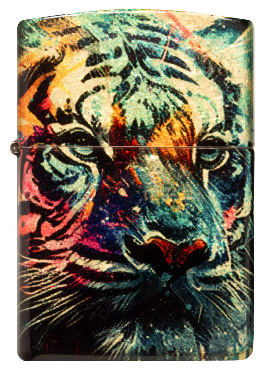 diseño de tigre pintado