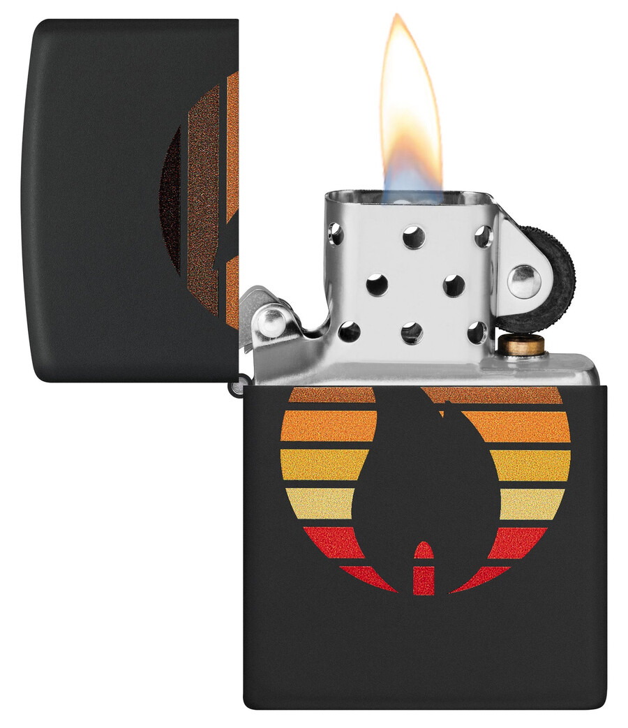 diseño zippo con bloques de color