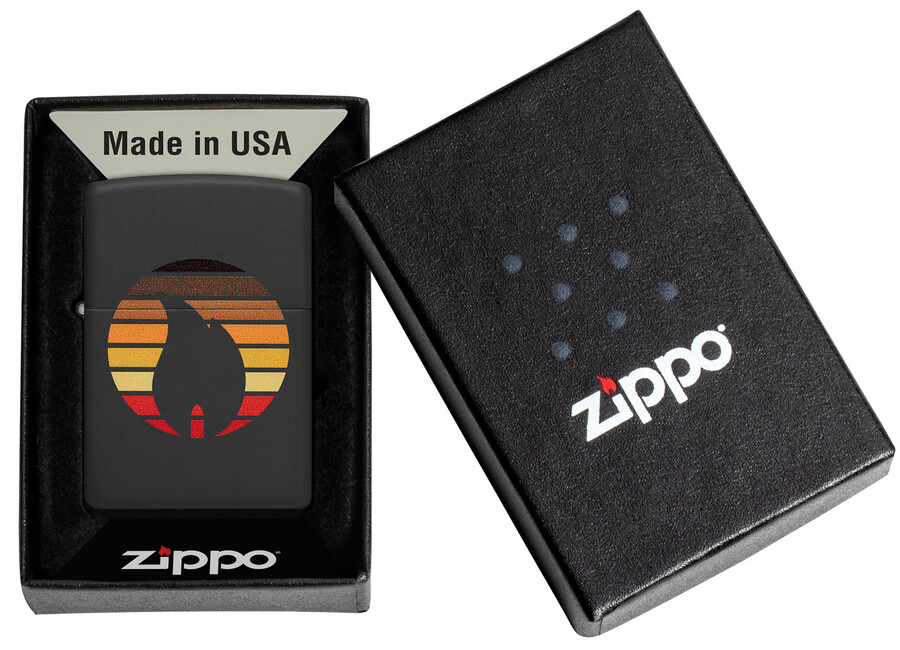 diseño zippo con bloques de color
